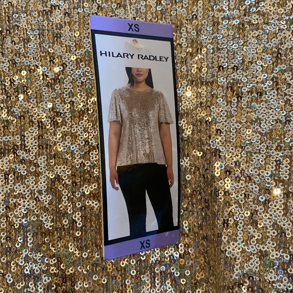 Hilary Radley Sequined top NWT - Picture 3 of 6